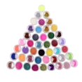45 Colors Eyeshadow Makeup Nail Art Pigment Glitter Dust Powder Set
