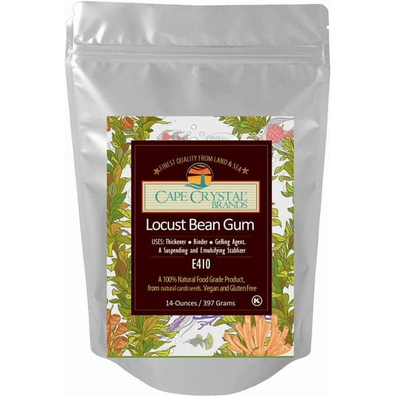 Locust Bean Gum (Carob Gum) 14-Oz Food Thickener, Kosher