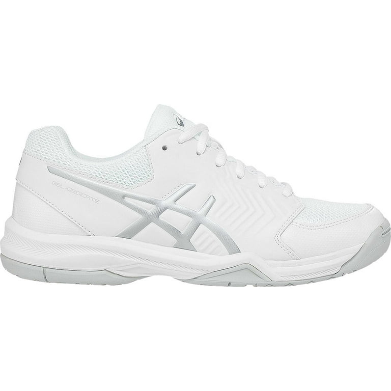 cascada cuenca Alaska Women's ASICS GEL-Dedicate 5 Tennis Shoes White/Silver 9 B - Walmart.com