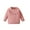 Pink, variant on Zwiiyzr 3-18M Baby Girl Clothes Crew Neck Sweatshirt Pullover Long Sleeve Solid Color Lace Trim Casual Loose Top Shirt Fashion 2024 Fall Clothes Beige