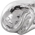 thumbnail image 5 of 10" x 5" Silver Ceramic Laying Dog Sculpture with Matte Finish, by DecMode, 5 of 11