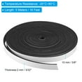 thumbnail image 2 of REGALWOVEN  EVA Single Sided Sponge Stripping Foam Tape Thin Seal Strip Black 3/8 Inch x 3/32 Inch x 16Ft, 2 of 5