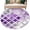 Purple, variant on Round Rugs 5Ft, Red Morocco Round Area Rug Washable Indoor Throw Carpet, Rustic Country Smear Street Mottled Art Soft Non Slip Circle Rug for Cabinet Bathroom Home Decor Aesthetic