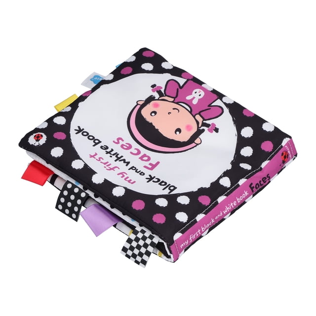 Juguetes de aprendizaje de estimulación visual, libro de juguete para bebés, libros suaves y suaves para bebés, libros de tela para bebés, integración perfecta