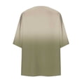 thumbnail image 4 of Tops de Manga Larga de las Mujeres Impresión Casual Blusa Suelta 3/4 Manga Tops de Manga Larga de las Mujeres Moda Cubrir el Cardigan, 4 of 5