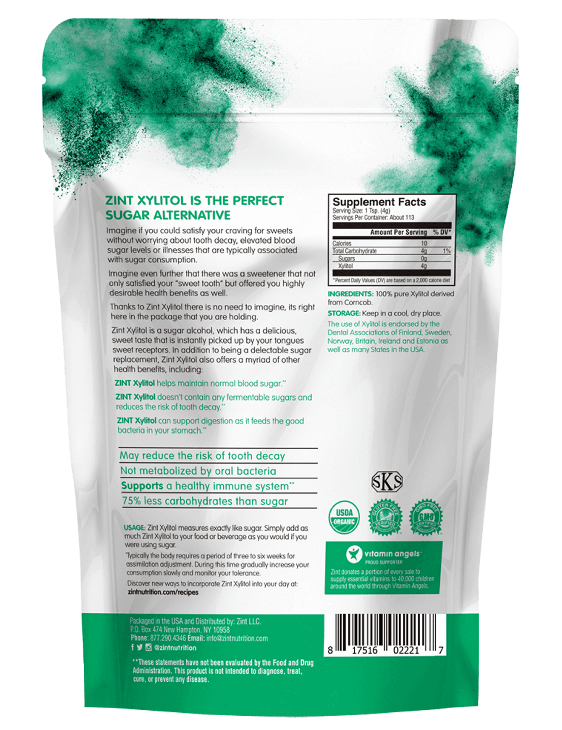 Zint Xylitol, Nature's Sweetener, Organic - Azure Standard