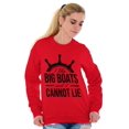 thumbnail image 3 of I Like Big Boats and I Cannot Lie Unisex Plus Size Sweatshirt Brisco Brands 3X, 3 of 6
