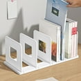 thumbnail image 1 of Yhmxh Home Decor Home Accessories Bookstand Large Bookshelf Book Support Student Bookshelf Desktop Storage Baffle Desk Top Bookshelf Bookshelf Plastics Bookshelf, 1 of 6