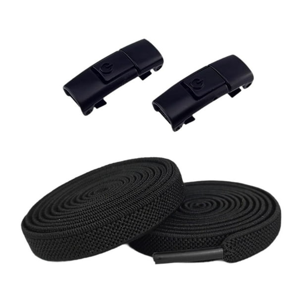 Cordones Elásticos sin Atar Jinwen para Zapatos Negro