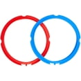 thumbnail image 1 of Genuine Instant Pot Sealing Rings 2-Pack - Mini 3 Quart Red/Blue, 1 of 4