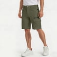 thumbnail image 3 of Men's Hiking Cargo Shorts Quick Dry Lightweight Summer Casual Shorts for Men Work Golf Outdoor 5 Pockets, L, 3 of 7