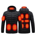 thumbnail image 5 of Chaqueta calefactable de 11 áreas para hombre y mujer, chaquetas calefactoras eléctricas de invierno para exteriores con USB, abrigo térmico deportivo cálido, ropa, chaleco calentable, 5 of 5