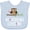 Blue, variant on Inktastic My Grandma Loves Me Girls Girls Baby Bib
