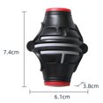 thumbnail image 3 of Visland Golf Ball Marker Plastic Shell 360-Degree Rotation Aiming Scribing Clip Professional Line Drawing Portable Three Line Marker Golf Ball Alignment Marking Tool Golf Accessories, 3 of 8