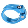 thumbnail image 4 of Abrazadera para tija de sillín de bicicleta, aleación de aluminio, collar de tija de sillín de liberación rápida para entusiastas del ciclismo, color azul, 4 of 8