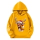 thumbnail image 3 of Sudaderas con capucha para niños y niñas, sudaderas casuales de manga larga, lindas sudaderas de gran tamaño con bolsillo de polar, chaquetas para niñas, 3 of 4