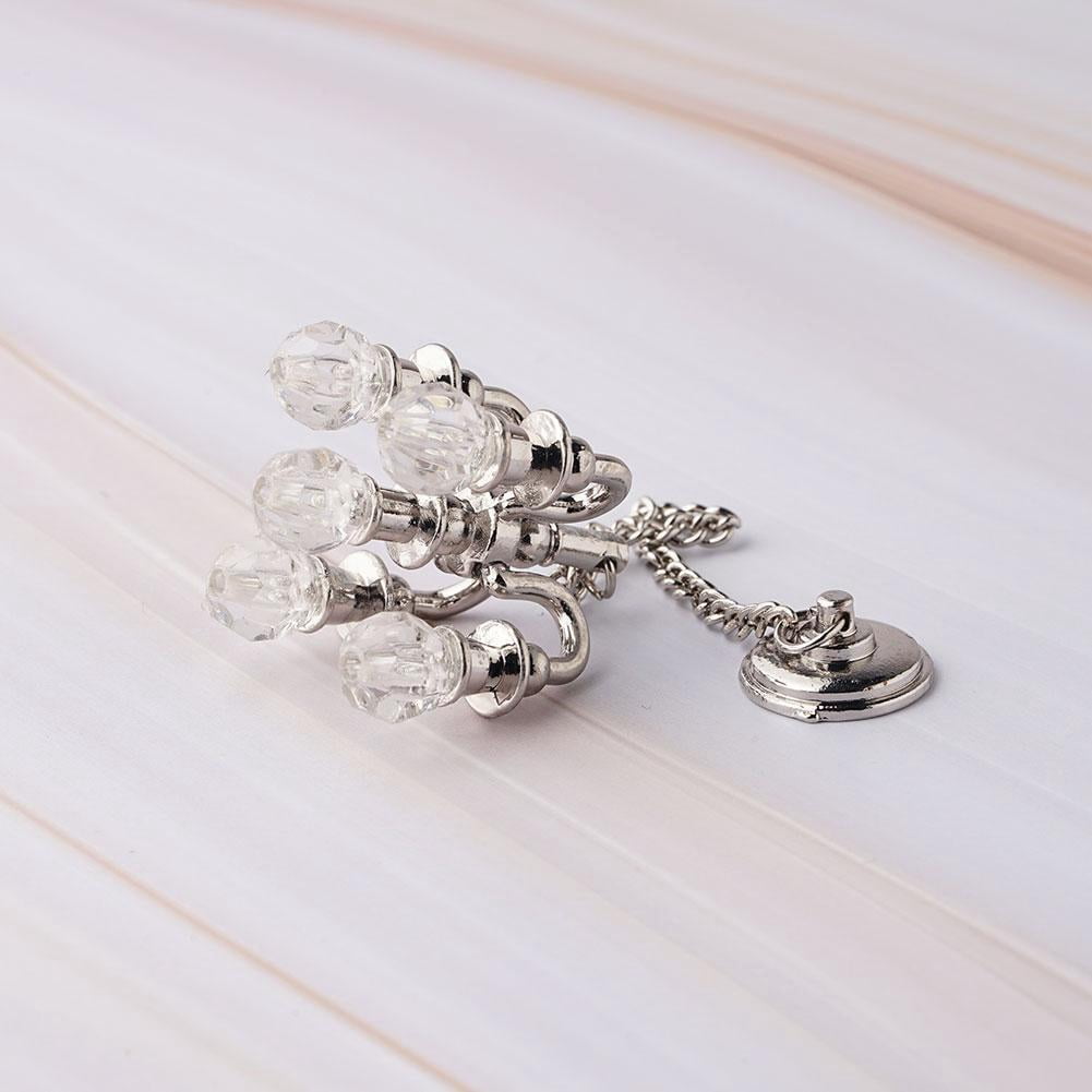 Newest Mini Dollhouse Dolls House Decoration Miniature Chandelier Lamp
