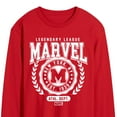 thumbnail image 2 of Marvel - Collegiate - Men's Long Sleeve Graphic T-Shirt, 2 of 4