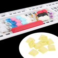 thumbnail image 3 of Esquirla 10 Pack DIY Transparent Keycaps Set Mechanical Keyboards PBT Gaming Keyboard Key Yellow, 3 of 8
