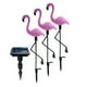 thumbnail image 2 of 3 Piezas Flamingo Paisaje Luz Resistente Energía Solar Para Jardín Césped, 2 of 7
