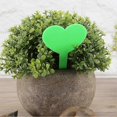thumbnail image 3 of 100pcs Colors Durable Water Resistant Plant Label Pvc Material Heart Shaped Gardening Label(green), 3 of 5