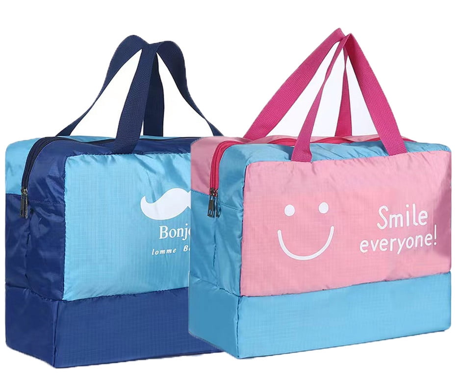 2 pack For Spirit Airlines Personal Item Bag 18x14x8 Foldable Travel