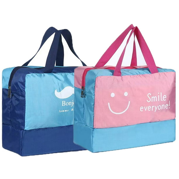 2 pack For Spirit Airlines Personal Item Bag 18x14x8 Foldable Travel