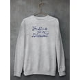 thumbnail image 3 of Follow Your Dreams Watercolors Sweatshirt Men -Image by Shutterstock, Male 3X-Large, 3 of 4