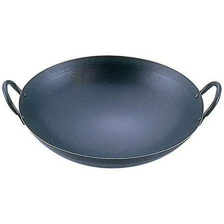 

Endoshoji ATY7636 Wok Commercial Use Both Hands Super Embossed 36cm Made in Japan