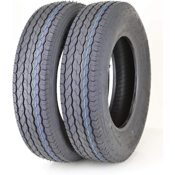 Free Country Trailer Tires ST 175/80D13 6PR - 11019, Set 2