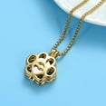 thumbnail image 2 of Pet Cremation Jewelry For Ashes For Dog/Cat Paw Stainless Steel Memorial Locket Urn Necklace Inside Mini Case Keepsake Cremation Jewelry Women Men, 2 of 6