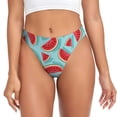 thumbnail image 1 of Fotbe Watermelon Tanga Sin Costuras para Mujer con Estampado – Panties Invisibles, Transpirables y Cómodos para Uso Diario-X-Small, 1 of 6