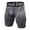 Grey, variant on Men's Compression Athletic Shorts Tight Fit Performance Running Shorts with Elastic Waistband for Gym Workout Training and All Season Sports Wear,Grey,L