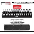 thumbnail image 5 of 47003-28- 1/4-inch Drive Metric Socket and 90- Ratchet Set with  Organizer - Sizes 4mm to 14mm Deep and Shallow Sockets, 5 of 6