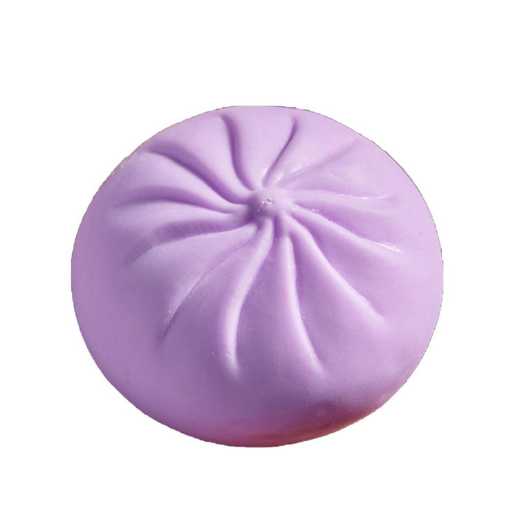 4 Squishy A Forma Di Raviolo Glitterato, Antistress, Per Adulti E Bambini, Colore Casuale
