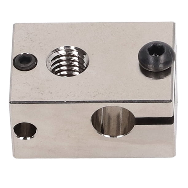 Bloque Calefactor De Impresora 3D, Bloque Calefactor De Extremo Caliente De Tamaño Preciso De Latón Estándar, Elasticidad De Temperatura Fuerte Para Impresión ANGGREK Latón niquelado