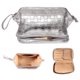 thumbnail image 1 of Bolsa organizadora de viaje grande Abiudeng, impermeable, plateada, 1 of 6