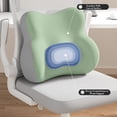 thumbnail image 6 of Back & Lumbar-fitted Chair Cushion, Soft Comfortable Breathable Slow-rebound Memory Foam Seat Pad, for Home / Office / Student Dormitory / Classroom Chairs, 6 of 6