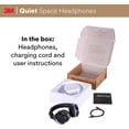 thumbnail image 5 of 3M Quiet Space Headphones Black 7100256312, 5 of 9