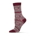 thumbnail image 2 of Legmogue Women's Traditional Cozy Snowflake Crew Socks - Womens - Female, 10-13, Tan, 2 of 5