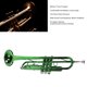 thumbnail image 3 of Instrumento Musical De Viento, Botones Cómodos Trompeta Con Llave Bb Resistente Y Resistente Al óxido Para Práctica Principiante, 3 of 7