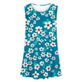 thumbnail image 4 of CHGBMOK Plus Size Tank Tops for Women Tunic Sleeveless Shirts Dressy Casual Floral Blouses Loose Summer Tops, 4 of 5