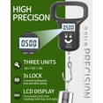 thumbnail image 4 of MEIYA Fish Scale/Fishing Scale: Dual Power (Battery/Rechargeable), Extra Wide Handle, Backlit LCD Display, Includes 2 AAA Batteries&USB-C Charging Cable, Fishing Gifts for Men (Black), 4 of 8