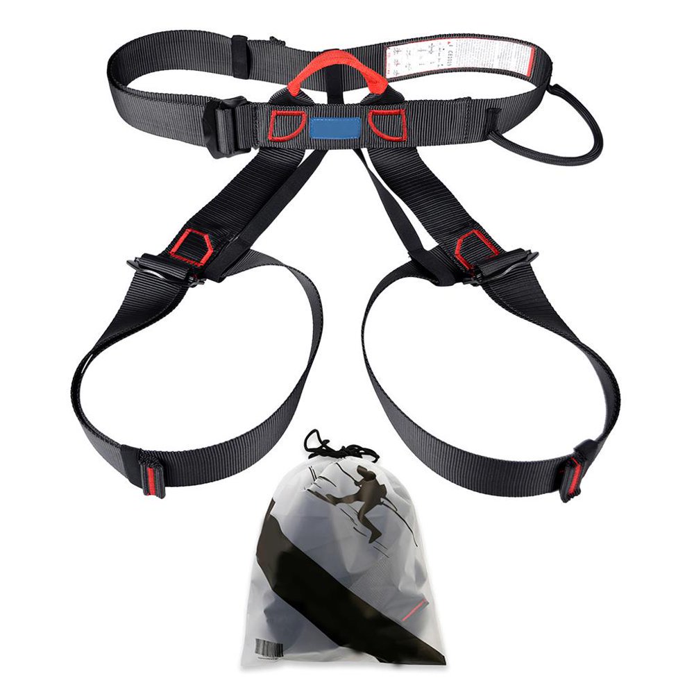 Ceinture De Sécurité D'escalade En Polyester Et Acier - Poids 50-90 Kg, Résistance 2200 Kg, Ajustable, Pour Travail En Hauteur, Arborisme