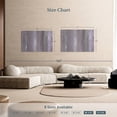 thumbnail image 4 of Elephant Stock Abstract Distant Fog Wall Art - Horizontal Canvas Wall Art - Living Room Wall Decor - Abstract Canvas - Purple And Gray Decor By Megan Duncanson - 48" x 32", 4 of 8