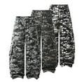 thumbnail image 4 of CONROSES Mens Baggy Cargo Pants Camouflage Pants for Men Casual Wide Leg Elastic Waist Drawstring Streetwear Sports Joggers With Pockets, 4 of 5