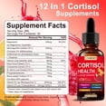 thumbnail image 2 of Cortisol Supplement Liquid Drops, 12-in-1 Cortisol Reducer for Women Men w/ Ashwagandha, Magnesium Glycinate, L-Theanine GABA for Relaxation Stress, Sleep Support Focus, Hormone Balance 2 Fl Oz, 2 of 8