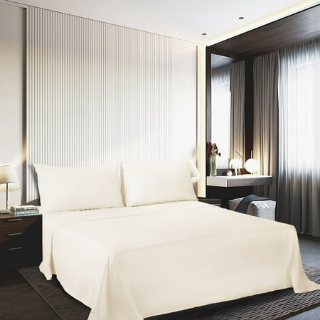 Splendid Sofa Bed Sheets Double Brushed Microfiber Luxury Sheet Set Cool Wrinkle Free Queen 60 X 74 6 Solid Ivory