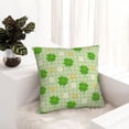 thumbnail image 6 of Pofeuu St Patrick's Day11 Print Double-sided plush pillowcase Square Throw Pillow Covers Pillows Cover for Living Room Bedroom Sofa Couch Cushion Cover（No pillow core）-16"x16", 6 of 7
