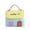 Blue, variant on Cute House-Shaped Makeup Bag – Travel Cosmetic Organizer with Handle, Large Capacity, Portable & Stylish Design for Women Yellow roof